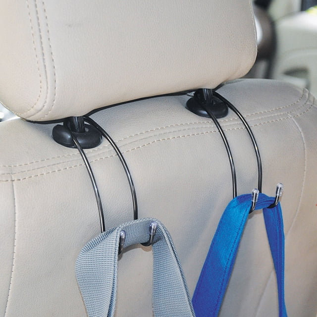 Hytrove Cintres de Voiture pour Siège Ensemble de 14 Crochets de Rangement en Acier Inoxydable