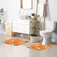 thumbnail image 6 of Toilet Rug Rectangle Bathroom Rugs Non-Slip Soft Plush Machine Washable Contour Bath Mat Funny Panda and Basketball 24x16, 6 of 9