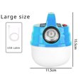 thumbnail image 1 of Portable Outdoor Camping Light, Rechargeable 1200mAh Battery Solar Powered And USB Charging, Outdoor Camping Hanging Tent Lamp With Adjustable Brightness, 1 of 8
