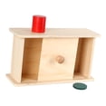 thumbnail image 2 of Objeto Caja Permanente Forma Caja de Coincidencia Pensamiento Lógico Educativo Montessori Tapa corrediza de madera, 2 of 9