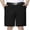 Black-shorts, variant on Men Work Shorts with Pockets Dress Straight Leg Loose Shorts Business Casual Bottom for Men