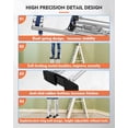 thumbnail image 2 of 15-23 Inches Drywall Stilts Aluminum Adjustable Silver for Adults Cleaning Painting Drop Ceilings Parades, 2 of 6