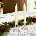 thumbnail image 4 of hulanddfd 2pcs Taper Candle Holders, 2.76" Christmas Iron Metal Candlestick Column Candle Holders for Home Decor Wedding Dining Party, 4 of 6