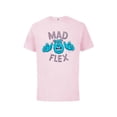 thumbnail image 1 of Disney PIXAR Monsters Inc. Sulley Mad Flex - Short Sleeve Cotton T-Shirt for Adults - Customized-Soft Pink, 1 of 4