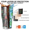 thumbnail image 7 of 30oz Dark Christmas Tree and Gift Pattern Tumblers Stainless Steel Tumbler with Lid and Straw,Vacuum Insulated Double Wall Travel Tumbler Cups Mug with Cleaning Brush for Coffee,Tea, 7 of 7