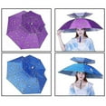 thumbnail image 4 of Double Fishing Umbrella Oxford Cloth Sun Block Rain Protection Headwear, 4 of 5