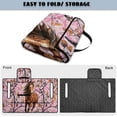 thumbnail image 5 of COEQINE Golf Cart Seat Cover Blanket with Fold-Away Design, Universal Golf Accessories with 4 Pockets, Fit for EZGO Yamaha Club Cars and More, Horse Pink Camo Hunting Forest, 5 of 8