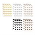 thumbnail image 1 of 240 piezas de esquinas para fotos para scrapbooking, pegatinas doradas para esquinas, esquinas autoadhesivas para fijación, multicolor, 1 of 5