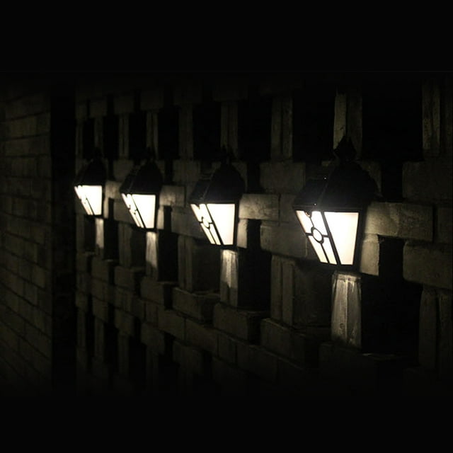 Wchiuoe Heat And Low Temperature R 19cm / 7.4in Hexagonal Light, Solar Light, Wall Solar Light For Gardens Ourtyards
