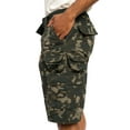 thumbnail image 5 of G-Style USA Men's Relaxed Fit Belted Camo Cargo Shorts - Stone Olive - 42, 5 of 6