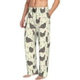 thumbnail image 6 of Naloa Chickens And Flowers Pajama Pants Men, PJ Bottoms, Sleep & Lounge Pants-XX-Large, 6 of 6