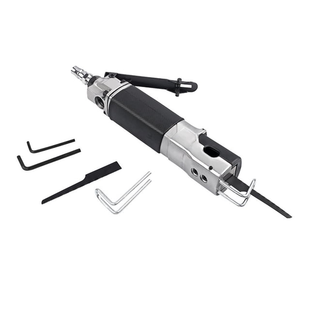 1/4"Alloy Air Body Saw Pneumatic File Pneumatic Reciprocating Saws Cutting Tool Hacksaw Cutting Blade Tool Car Repairing Tool ,Enhanced Flexibility