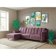 thumbnail image 1 of Sofá Cama Modular Reversible de Velvet Morado Modelo Scotch Makora, 1 of 9