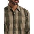 thumbnail image 3 of Wrangler® Men's Long Sleeve Plaid Shirt, Sizes S-5XL, 3 of 4