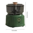 thumbnail image 2 of Mini procesador de alimentos eléctrico de 350 ml, picador de ajo (verde), electrodomésticos, 2 of 8