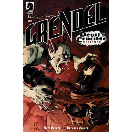Grendel: Devil s Crucible-Defiance #3A VF ; Dark Horse Comic Book