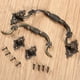 thumbnail image 3 of 1 UNID MANGULÓN DE TRATE 100 / 113mm Mando de hierro Vintage Gabinete Puertas Armario Armario Armario Antiguo Muebles de Bronce Hardware, 3 of 7