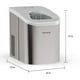 thumbnail image 3 of Máquina de hielo Frigidaire, encimera de acero inoxidable, 12 kg, 26 libras, 3 of 4