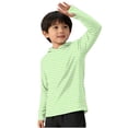 thumbnail image 2 of Cethrio Boys Sun Protection Shirts, Summer UPF 50+ Casual Long Sleeve Rash Guard Shirts Green Size 8, 2 of 4