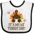 thumbnail image 3 of Inktastic 1st Turkey Day Thanksgiving Boys or Girls Baby Bib, 3 of 4