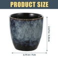 thumbnail image 4 of EeaseCA 2pcs Ceramic Tea Cup Retro Tea Cup Tea Container Tea Holder Kung Fu Tea Ware, 4 of 7