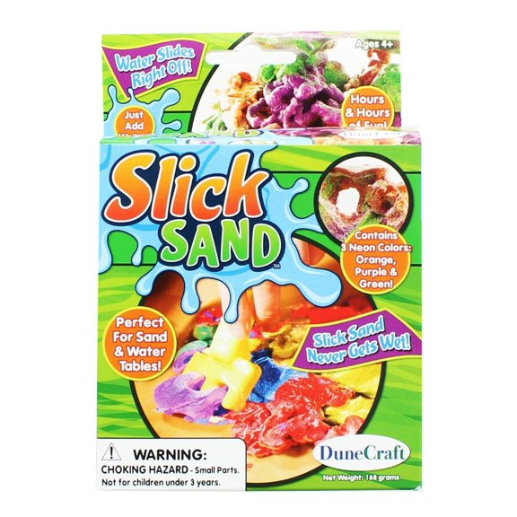 Slick Sand 168gm: Orange, Purple & Green