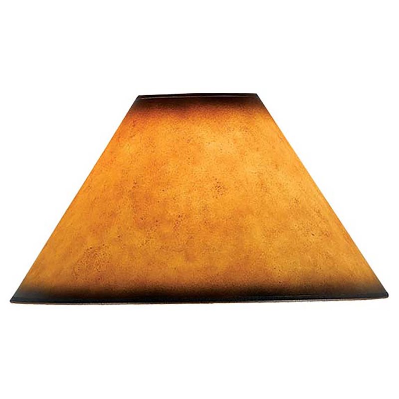 Cal Lighting Coolie 25" Faux Leather Lamp Shade with Rolled Trim in