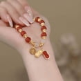 thumbnail image 2 of Pulsera de la marca Good Things Peanut Fu, diseño de nicho, temperamento avanzado, pulsera retro que combina con todo, regalo para novia, 2 of 6