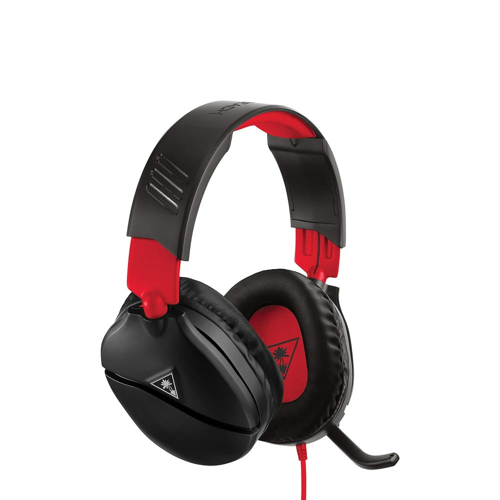 Recon 70 Wired Stereo Gaming Headset, Red & Black, Turtle Beach, Nintendo Switch, 731855080106