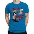 thumbnail image 2 of Freedom & Country Music Men's T-shirt, 2 of 3
