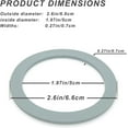 thumbnail image 5 of 2 Pack of Blender Replacement Parts Blender Ice Crusher Blade with 4 Rubber O Ring Sealing Ring Gasket for Oster Osterizer, 5 of 5