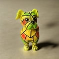 thumbnail image 6 of Dog Series Art Stained Tabletop Night Light, Snow Nose Schnauzer Design, Led Illumination, Vintage Animal Home Decor For 14+ Spaces, 6 of 7