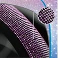 thumbnail image 5 of Auto Drive Bling Diamond Steering Wheel Cover, Sparkly Crystal Grip, Universal Fit for Cars,SUVs Pink Orange, 5 of 8