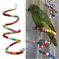 thumbnail image 3 of STARTIST Bird Chewing Toy Parrot Hanging Beads Swing for Small Medium Large Birds 180cm, 3 of 9