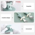 thumbnail image 3 of 1 Set Baby Fork and Spoon Suction Cup Chain Tableware Babies Training Tableware, 3 of 8