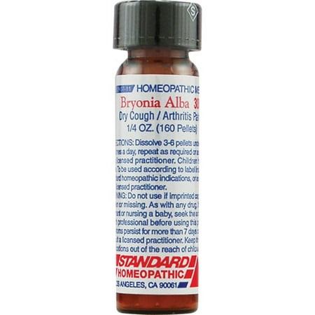 Hylands Homeopathic Bryonia Alba 30C Pellets - 160 Ea ...