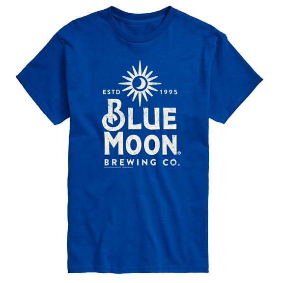 Blue Moon - Stacked - Men's Short Sleeve T-Shirt