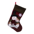 thumbnail image 1 of leyfeng Bolsa de asas de dulces de Navidad Muñeco de nieve Patrón de alce de Papá Noel Bolsas de asas reutilizables Bolsa de asas de regalo, 1 of 8