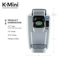 thumbnail image 5 of Keurig K-Mini K15 Single-Serve K-Cup Pod Coffee Maker, Platinum, 5 of 9
