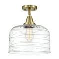 thumbnail image 5 of Innovations Lighting  Caden Bell - 1 Light 12" Flush Mount Clear/Antique Copper, 5 of 5