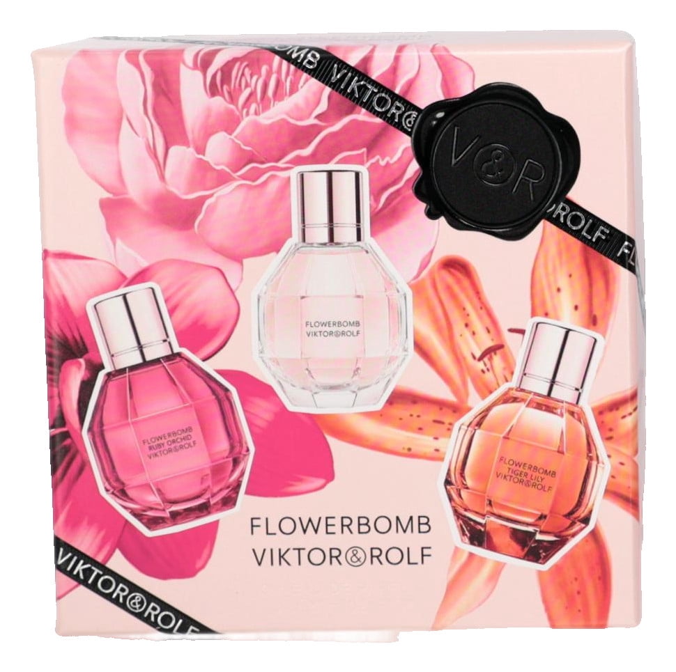 Flowerbomb by Viktor & Rolf 3 PC Mini Set: Flowerbomb EDP 0.24 oz