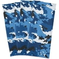 thumbnail image 2 of GZHJMY 1 Pack Camouflage Blue Kitchen Towels, Soft Highly Absorbent Dish Towels Reusable Tea Towels Set, 28"x 18", 2 of 7