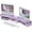 Purple, variant on Dual Monitor Stand Riser, Desk Organizer With Drawer and 2 Pen Holders, Desk Organizers and Accessories, Purple Office Decor (Purple)
