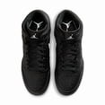 thumbnail image 4 of N I-K-E A i r-Jor-dan 1 Mid TD Football Cleats Black White FJ6805-001 Men Sizes, 4 of 6