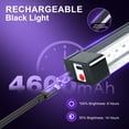 thumbnail image 2 of Barra de luz negra recargable Destlife, 10 W, 4600 mAh, paquete de 4, 2 of 8