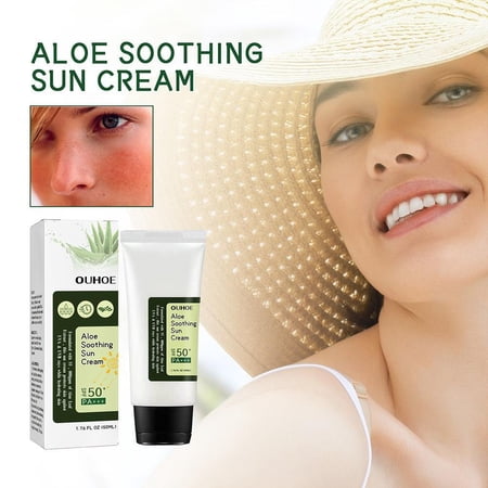 2pcs Aloe Soothing Sun Cream SPF50+ PA+++ 50ml
