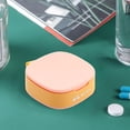 thumbnail image 2 of Justharion Pill Storage Box Divider Pills Tablet Container Health Care Travel Case Travelling Camping Accessories Pink 1Set, 2 of 6