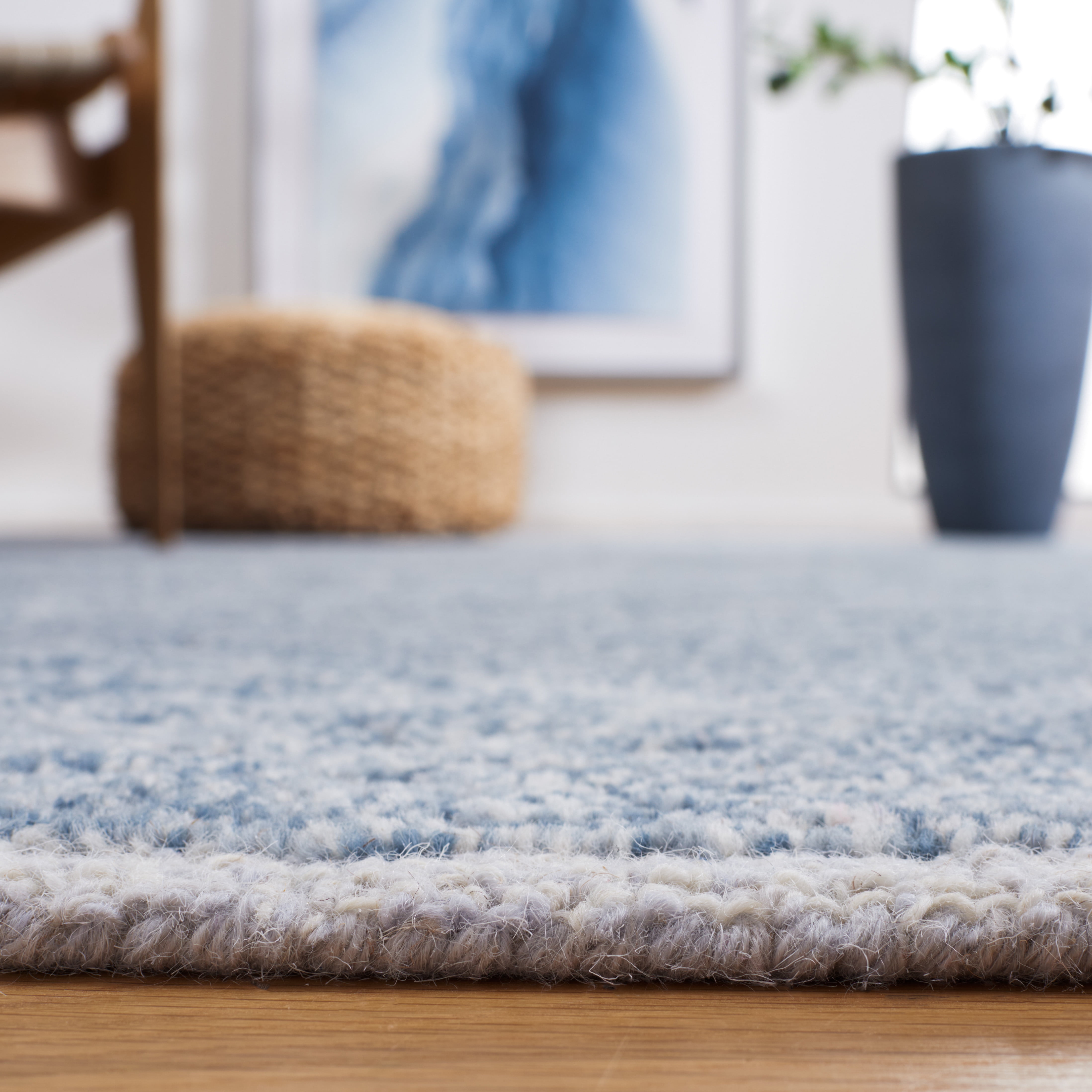 SAFAVIEH Marquee Lalit Diamond Area Rug, Blue/Grey, 6' x 6' Square