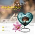 thumbnail image 5 of Nature's Midnight Blaze Tree - Heart Urn For Ashes - Sleek Small Urn for Adult Female Elegance - Compact Keepsake for Human Memories - Heart Urn - Memorial Gifts - 3 Inch, Set Of 2, 5 of 5