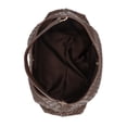 thumbnail image 4 of Scenario Women's Faux Leather Woven Hobo Shoulder Bag, Warm Chocolate, 4 of 6
